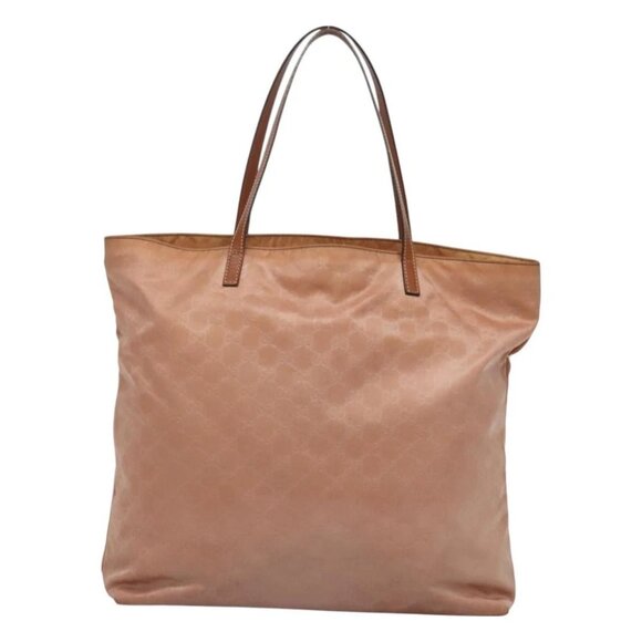GUCCI GG Canvas Tote Bag Nylon Pink Gold 295252 Auth 129450 - Picture 14 of 16